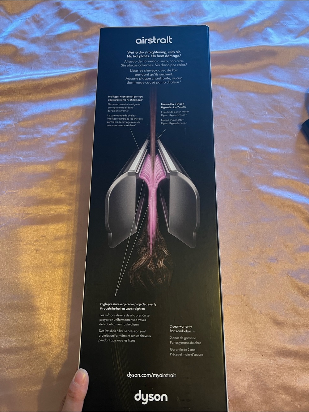 Dyson Airsrait Hair Styler - pink